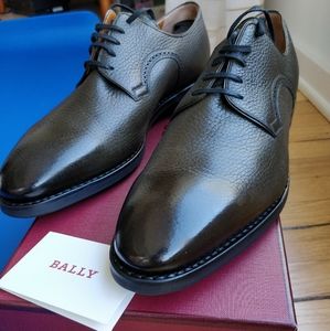 Bally Scrivani Leather Derby Green New in box